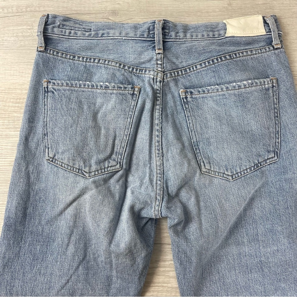 Citizens of Humanity Liya High Rise Classic Fit Crop in Torn, 28 - Picture 7 of 16